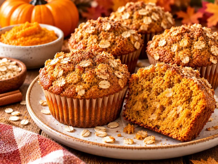 Pumpkin Oatmeal Muffins – Cozy, Hearty, and Easy to Make